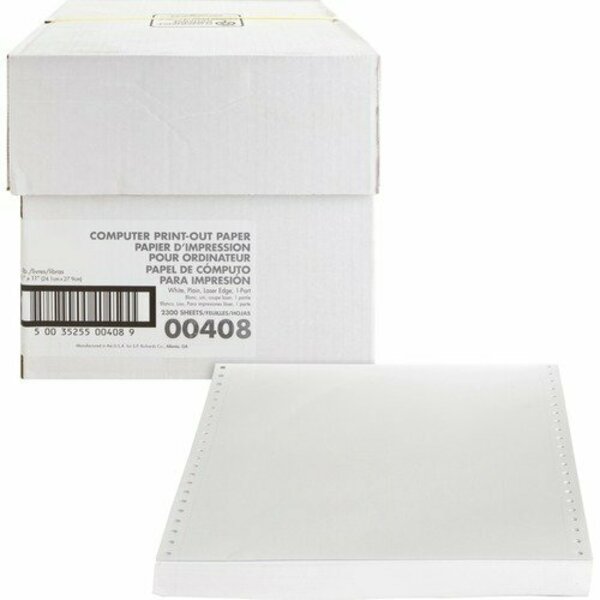 Sparco Products Perforated Blank Computer Paper, 2300PK SPR00408